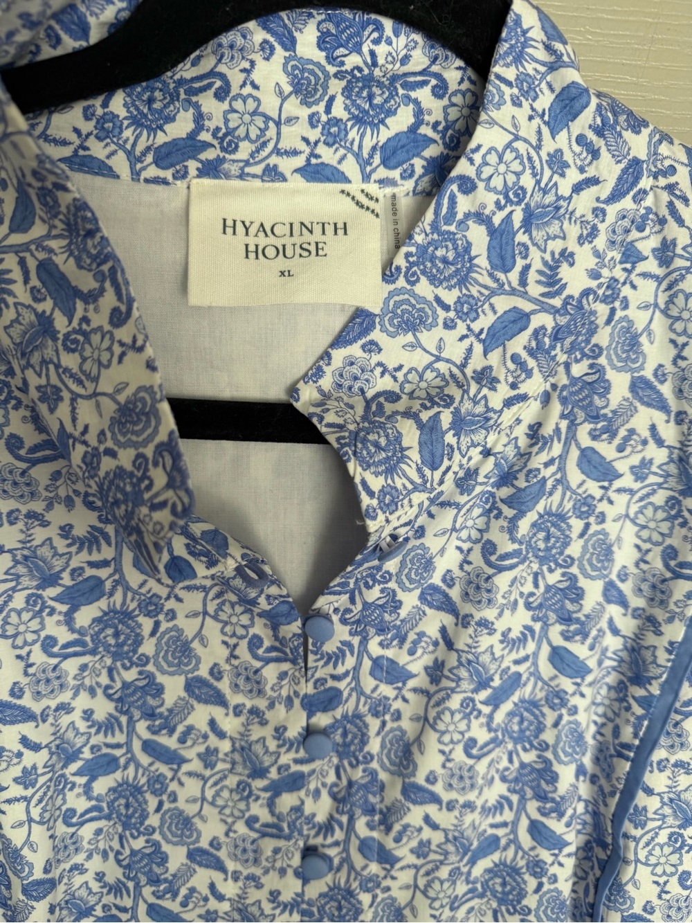HYACINTH HOUSE Baby Blue Ditsy Floral Hillsborough Dress - Picture 8 of 8